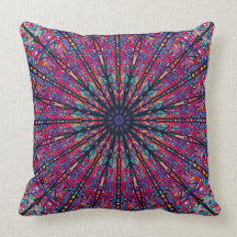 Abstract American MoJo Pillow