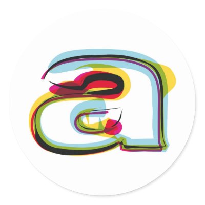 Colorful Letter A