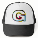 Abstract and colorful letter G Trucker Hat