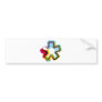 Abstract and colorful symbol * bumper stickers