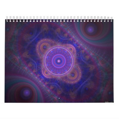 Abstract and Fractal Dreams Calender Calendars by SweetRascal