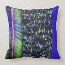 ABSTRACT AND ORGANIC YEMAYA THROW PILLOW