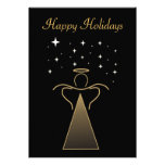 Abstract Angel Holiday Party Invitation