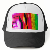 Abstract Angles And Lines Hat by SjStevenson Abstract Angles And Lines Hat