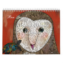 Abstract Animal Calendar calendars