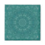 Abstract aqua swirls kaleidoscope magnets