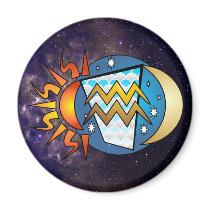 Abstract Aquarius Magnet magnets