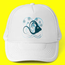 Abstract Aquatic Design  Hat