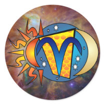 Abstract Aries Stickers stickers