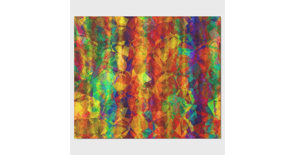 Abstract Art 125 Wrapping Paper Zazzle