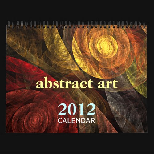 Abstract Art 2012 Fine Art Calendar (Medium) calendar