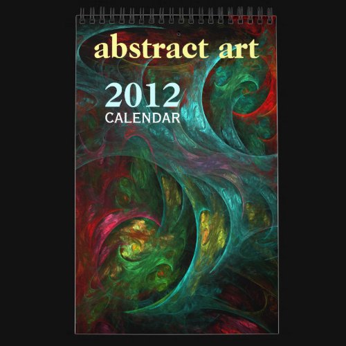 Abstract Art 2012 Fine Art Calendar (Mini) calendar