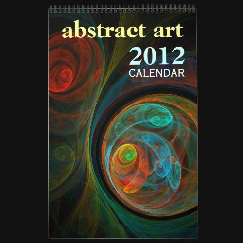Abstract Art 2012 Fine Art Calendar (Standard) calendar