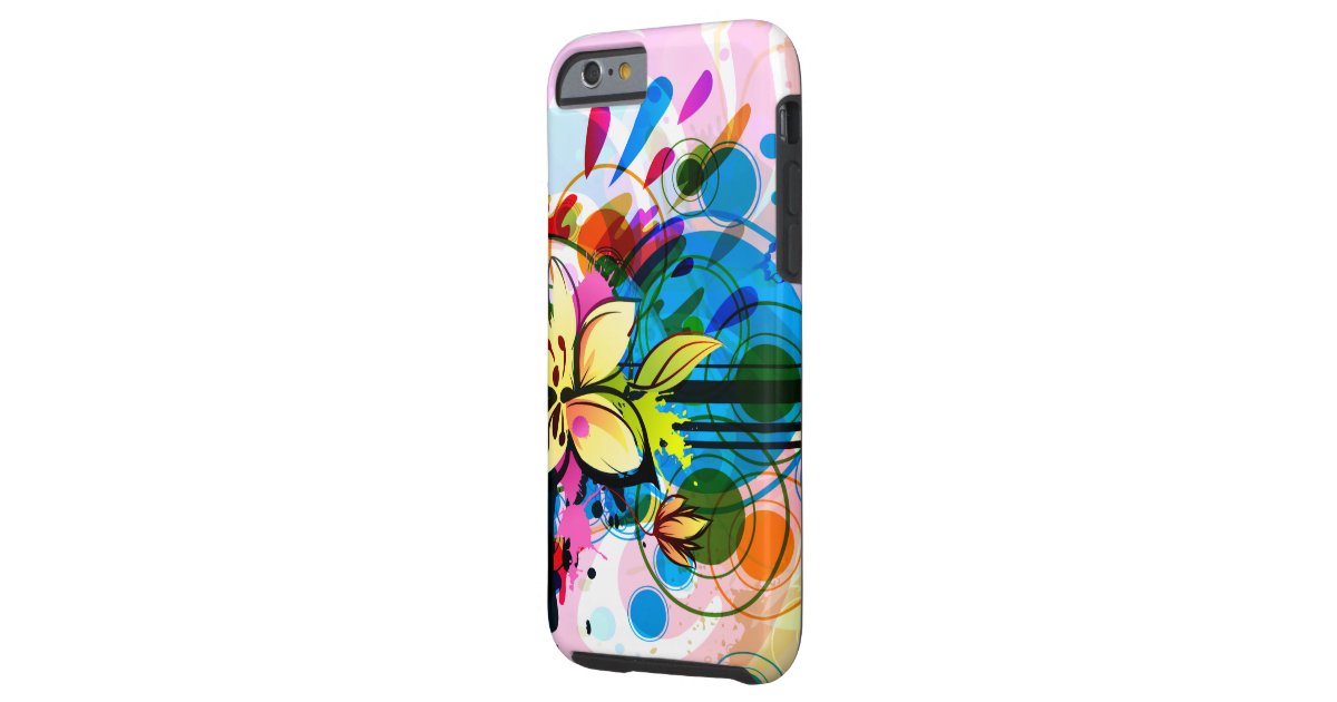 Abstract Art 26 Case Tough iPhone 6 Case Zazzle