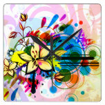 Abstract Art 26 Clock