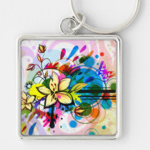 Abstract Art 26 Keychain