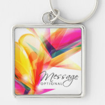 Abstract Art 7 Keychain