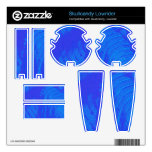 Abstract Art Blue Escape Skins For Skullcandy