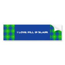 Abstract Art Bumper Sticker