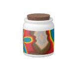 ABSTRACT ART CANDY DISH