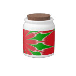 ABSTRACT ART CANDY JAR