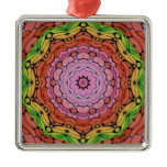 ABSTRACT ART CHRISTMAS ORNAMENT