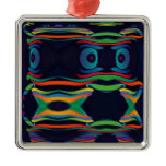 ABSTRACT ART CHRISTMAS ORNAMENTS