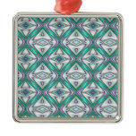 ABSTRACT ART CHRISTMAS TREE ORNAMENTS