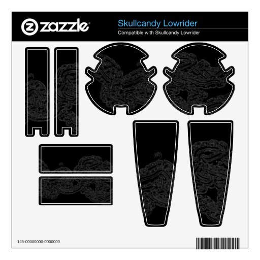 Abstract Art Chrome Skullcandy Lowrider Skin