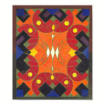 Abstract Art Deco Design by Swiss Artist posters