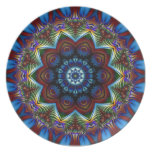 ABSTRACT ART DINNER PLATE