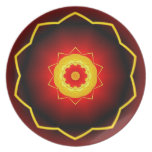 ABSTRACT ART DINNER PLATE