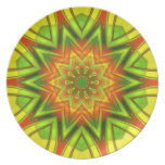 ABSTRACT ART DINNER PLATE