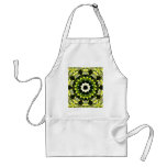 ABSTRACT ART FLOWERS APRON
