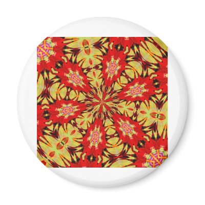 ABSTRACT ART FRIDGE MAGNET by pjan97