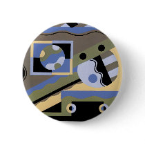 Abstract Art in Geometrics Pinback Buttons