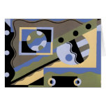 Abstract Art in Geometrics Greeting Cards