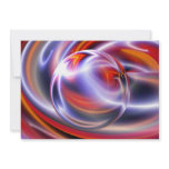 Abstract Art Invitations - Abstract Sphere &amp; Waves