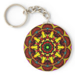 ABSTRACT ART KEY CHAIN