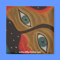 ABSTRACT ART magnets by artworkbydarlene ABSTRACT ART magnets
