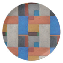 Abstract Art (Medieval) Decorative Plate