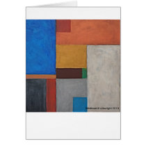Abstract Art (Medieval) Greeting Card
