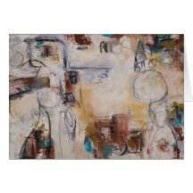 Abstract art notecards