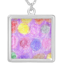 Abstract Art Pendant necklaces