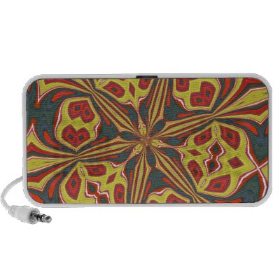 ABSTRACT ART PORTABLE SPEAKERS by pjan97