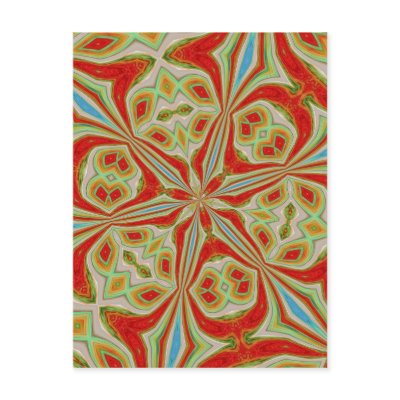 ABSTRACT ART POST CARD by pjan97