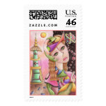 Abstract Art Postage ~ "Far From Home" postage