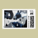Abstract Art Postage Stamps by karenbauguess Abstract Art Postage Stamps