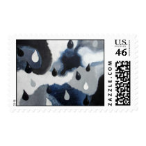 Abstract Art Postage Stamps