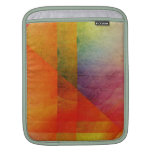 Abstract Art Rainbow Colors Sleeves For iPads